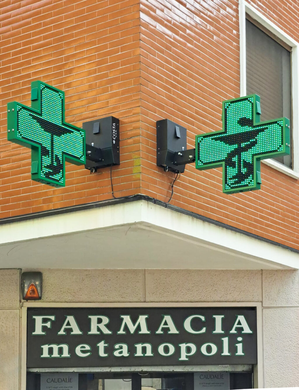 Croce a LED COMBO: Farmacia Metanopoli