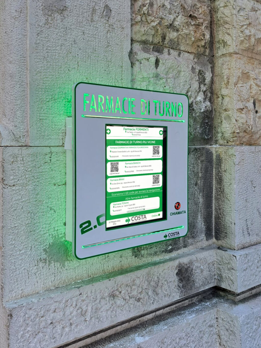Bacheca dei turni SIMPLY LED: Farmacia Formenti