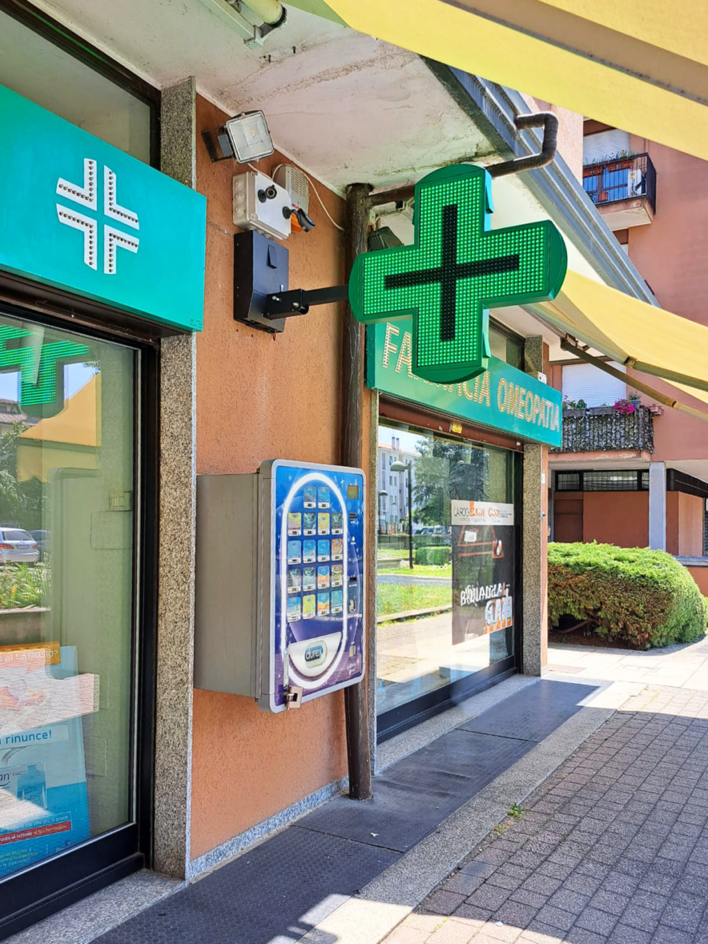 Croce a LED GREEN: Farmacia Verdi